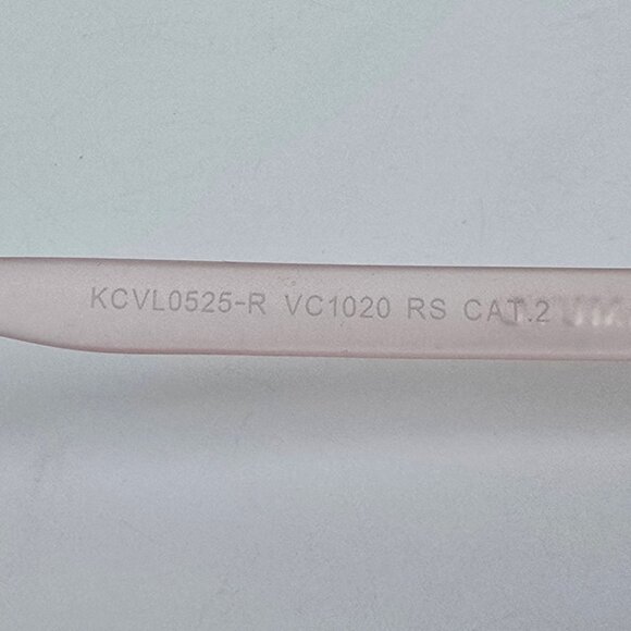 Vince Camuto VC1020 Crystal Matte Pink Frame Brown Lens Cat Eye Sunglasses 61mm - Picture 7 of 13